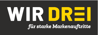WIR DREI Werbung